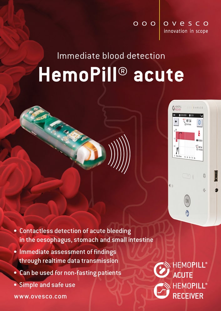 Ovesco Endoscopy AG - HemoPill® Receiver